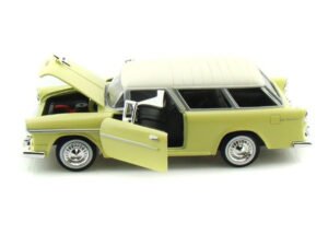 1955 Chevy Bel Air Nomad 1:24 ölçek diecast model araba – Motormax