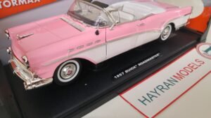 Motormax 1:18 Ölçek 1957 Buick Roadmaster Diecast Metal Model Araba