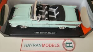 Motormax 1:18 Ölçek 1957 Chevrolet Chevy Bel Air Diecast Model Araba