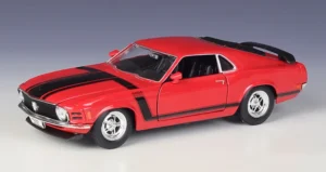 1970 Ford Mustang Boss 302 1:24 diecast model araba