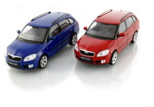 Skoda Fabia Combi 2 Welly 1:24 diecast model araba | Hayran Model
