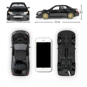 Welly Subaru Impreza WRX STI 1:24 ölçek diecast model araba