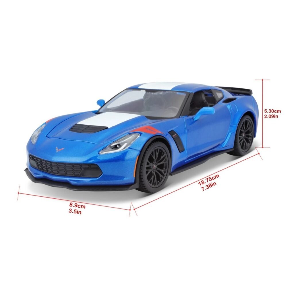 Koleksiyonluk Maisto Corvette Grand Sport 2017 1:24 diecast model araba