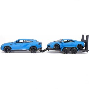 Lamborghini Urus ve Lamborghini Huracan 1:24 ölçek diecast metal model araba seti