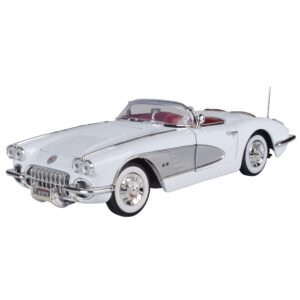 Motormax 1958 Chevrolet Corvette 1:18 diecast metal model araba