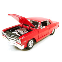 Maisto Diecast 1965 Chevrolet Malibu SS 1/24 ölçek model araba maket oyuncak