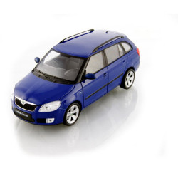 Welly 1/24 Ölçek Skoda Fabia Combi 2 Metal Maket Araba