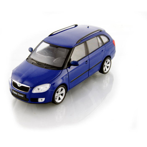 Welly 1/24 Ölçek Skoda Fabia Combi 2 Metal Maket Araba