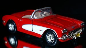 Motormax 1959 Chevrolet Corvette Sport Car Diecast Metal Model Araba Hobi Oyuncak koleksiyon hediye hayran models classic