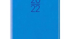 Gıpta 2022 Maxmini Ciltli Deri Kapak Günlük Cep Ajandası Mavi 9 x 14 cm