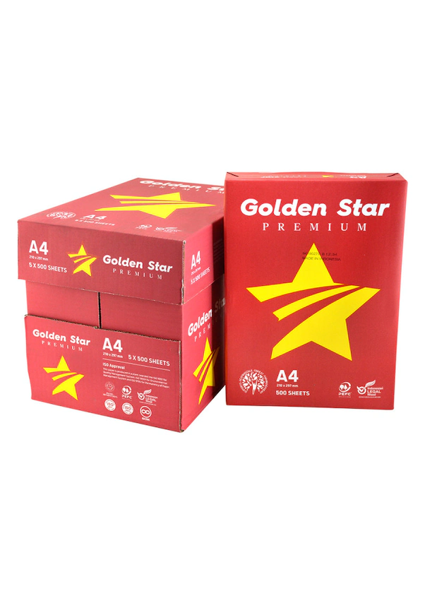 Golden Star A4 80 gr 1000 Yaprak 2'li Paket Fotokopi Kağıdı