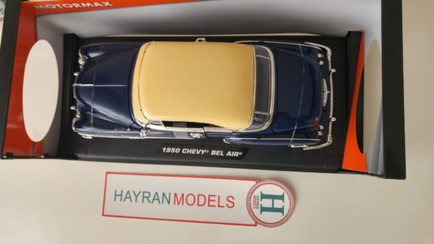 Motor Max 1:18 Ölçek 1950 Chevy Bel Air Diecast Metal Model Araba