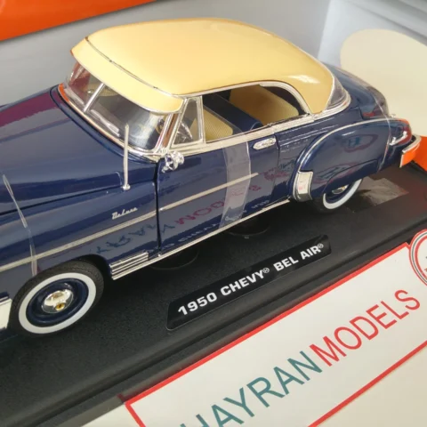 Motor Max 1:18 Ölçek 1950 Chevy Bel Air Diecast Metal Model Araba