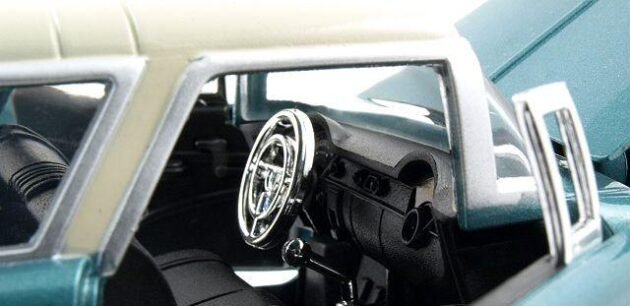 1955 Chevy Bel Air Nomad 1:24 ölçek diecast model araba – Motormax