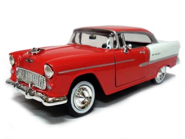 Motormax 1955 Chevy bel air 1:24 diecast model araba