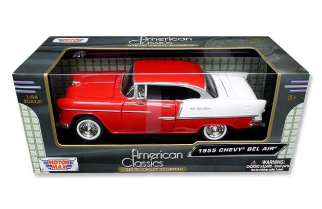 Motormax 1955 Chevy bel air 1:24 diecast model araba
