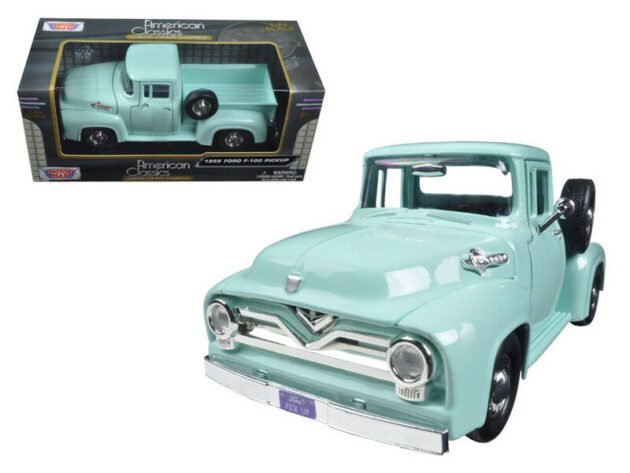 Motormax 1955 Ford F-150 Pickup 1:24 ölçek diecast model araba