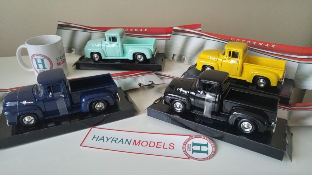 Motormax 1955 Ford F-150 Pickup 1:24 ölçek diecast model araba