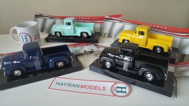 Motormax 1955 Ford F-150 Pickup 1:24 ölçek diecast model araba