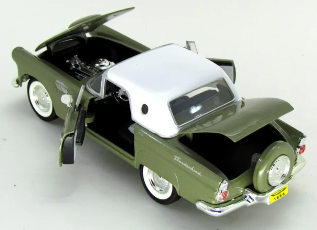 Motormax 1956 Ford thunderbird 1:24 diecast model araba | Hayran Models - Görsel 7