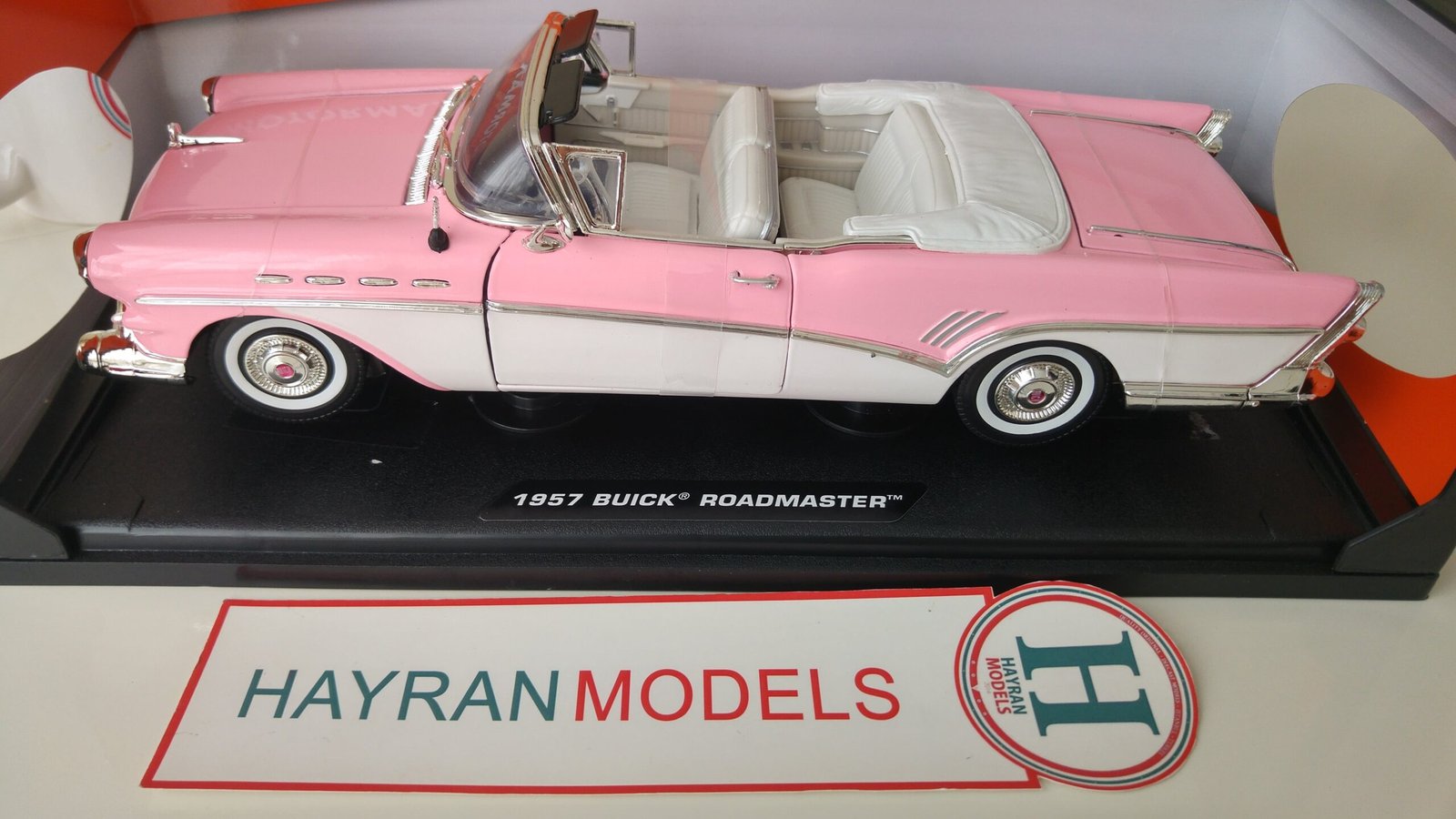 Motormax 1:18 Ölçek 1957 Buick Roadmaster Diecast Metal Model Araba