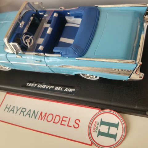 Motormax 1:18 Ölçek 1957 Chevrolet Chevy Bel Air Diecast Model Araba