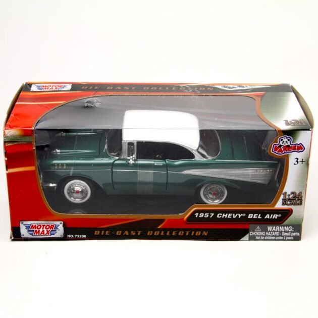 Motormax 1957 Chevrolet Chevy Bel Air 1:24 diecast model araba