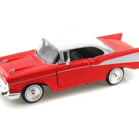 Motormax 1957 Chevrolet Chevy Bel Air 1:24 diecast model araba