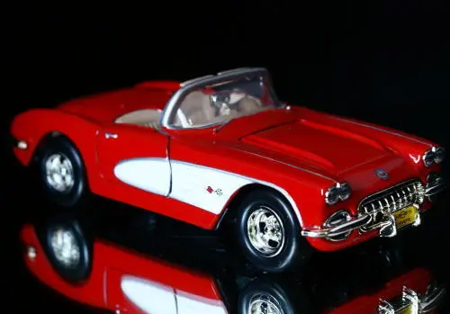 1959 Corvette Diecast Motormax 1:24 Ölçek Maket Araba