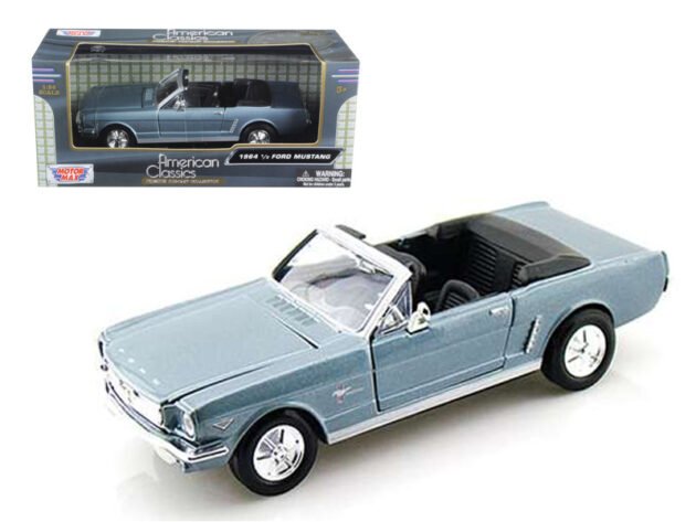 Motormax 1964 1/2 Ford Mustang 1:24 diecast model araba
