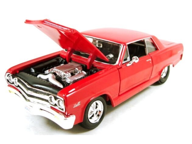 Maisto 1965 Chevrolet Malibu 1:24 ölçek diecast model araba - Görsel 3