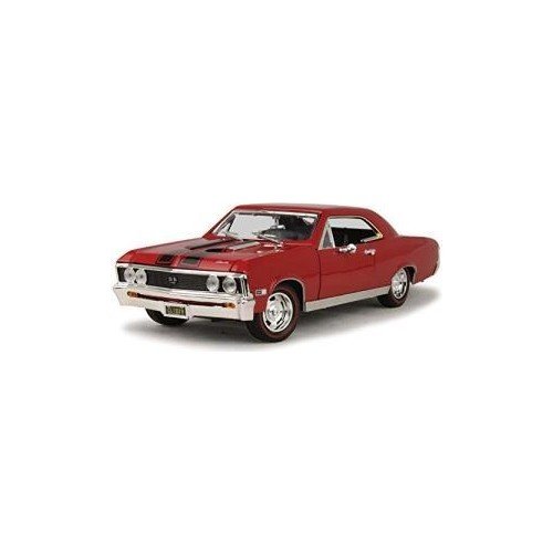 Motormax 1967 Chevy Chevelle 1:18 ölçek diecast model araba - Görsel 3
