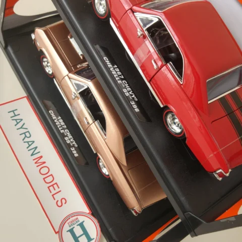1967 Chevy Chevelle motormax diecast metal model maket araba chevrolet hayranmodels 118 scale vintage car model dekorasyon hediye decor kırmızı red 6-min