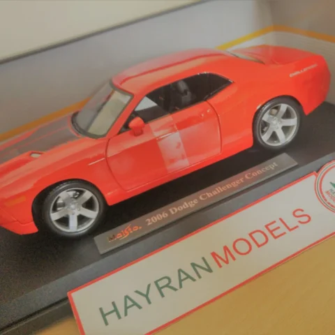 2006 Dodge Challenger Concept Maisto 1:18 Ölçek Diecast Model Araba