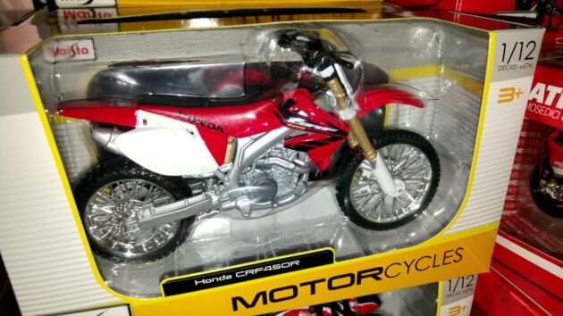 Maisto Diecast model motosiklet Honda crf 450 - Görsel 7
