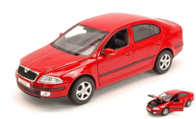 Welly Skoda Octavia 1:24 ölçek diecast model araba hayran model