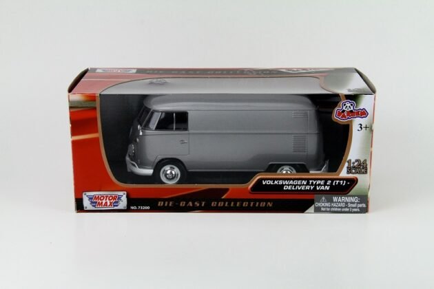 Volkswagen T1 delivery van 1:24 motormax diecast model araba