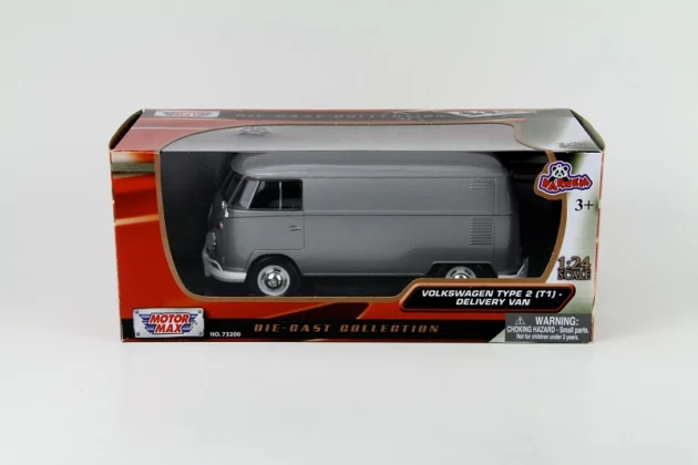 Volkswagen T1 delivery van 1:24 motormax diecast model araba
