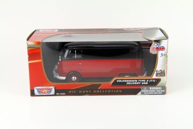 Volkswagen T1 delivery van 1:24 motormax diecast model araba