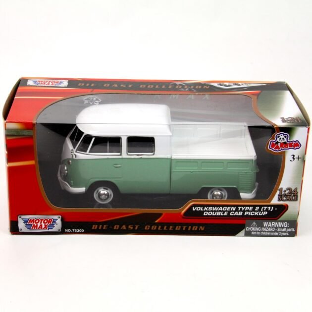 Volkswagen TYPE 2 (T1) Double Cab Pickup 1:24 ölçek diecast model araba