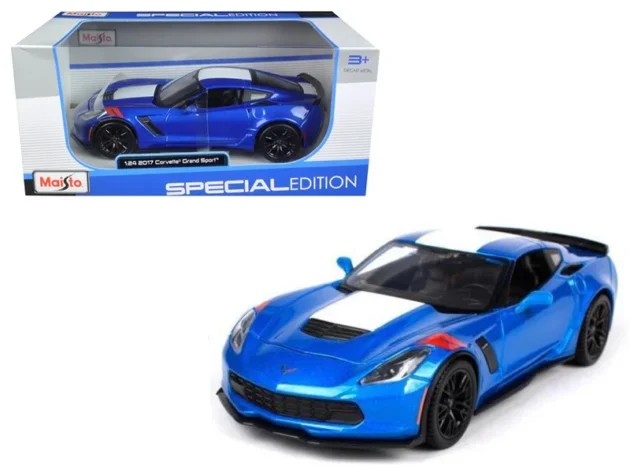 Maisto 1:24 2017 Corvette Grand Sport diecast model araba