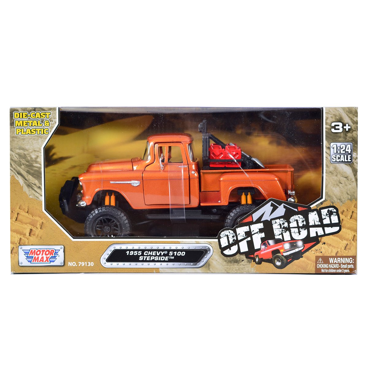 1955 Chevy 5100 Stepside Pickup Motormax 1:24 diecast metal model