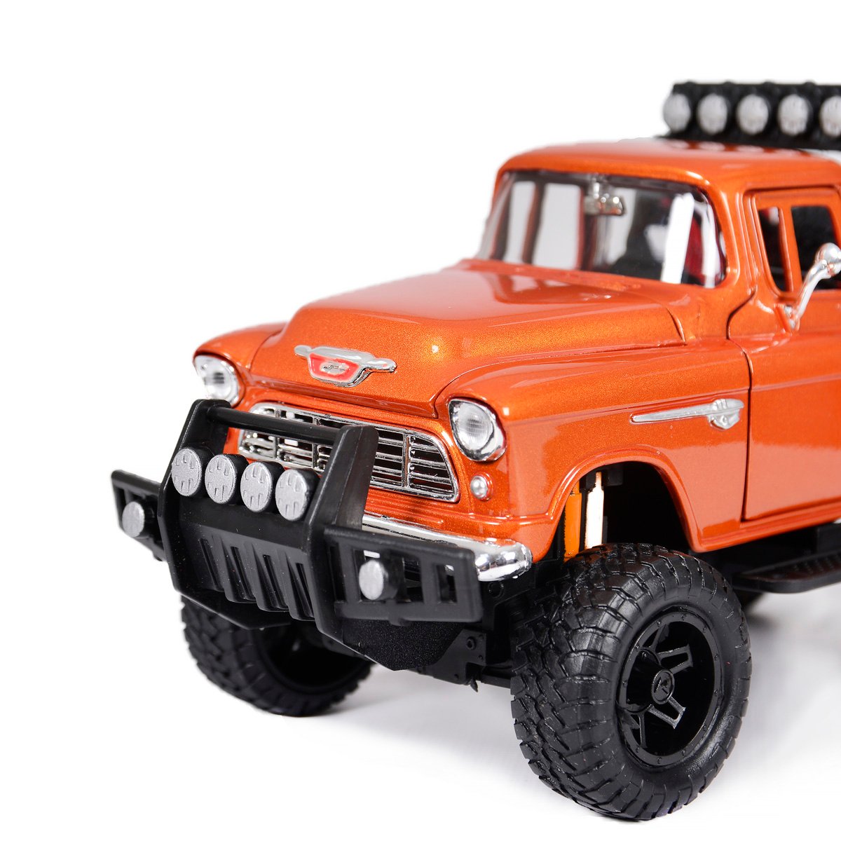 1955 Chevy 5100 Stepside Pickup Motormax 1:24 diecast metal model