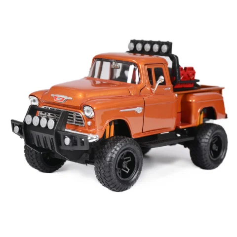 1955 Chevy 5100 Stepside Pickup Motormax 1:24 diecast metal model