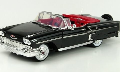 Motormax 1958 Chevrolet Impala 1:18 ölçek diecast model araba