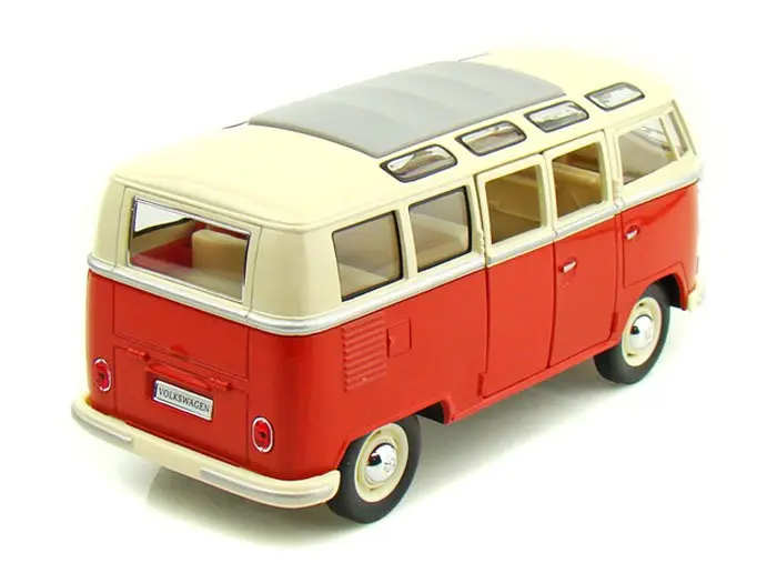 1962 Volkswagen Classical Bus 1:32 ölçek diecast model araba