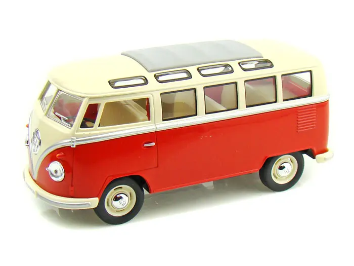 1962 Volkswagen Classical Bus 1:32 ölçek diecast model araba