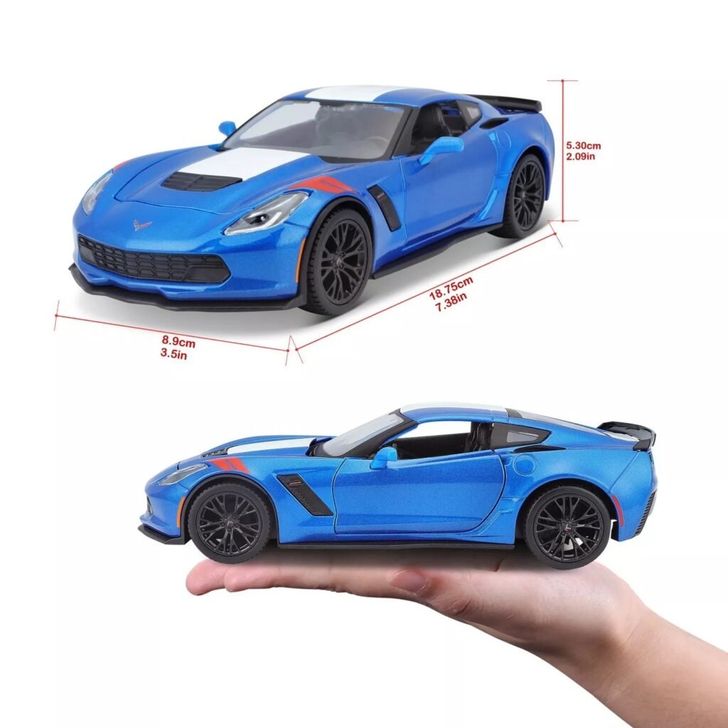 Koleksiyonluk Maisto Corvette Grand Sport 2017 1:24 diecast model araba