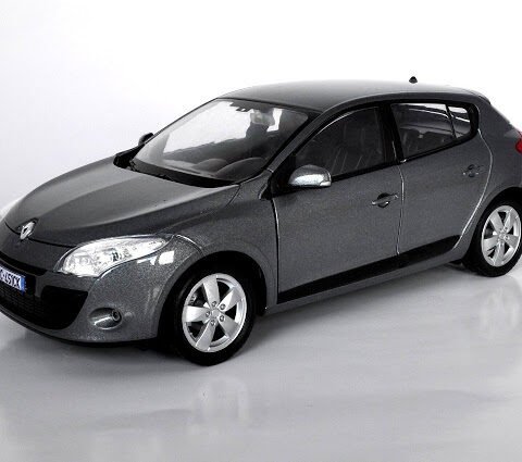 2009 Renault Megane 1:24 ölçek Welly diecast metal model araba