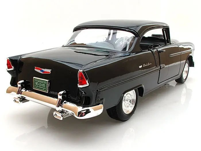 1955 Chevrolet Bel Air Hardtop Custom 1:18 Motormax Diecast Model Araba